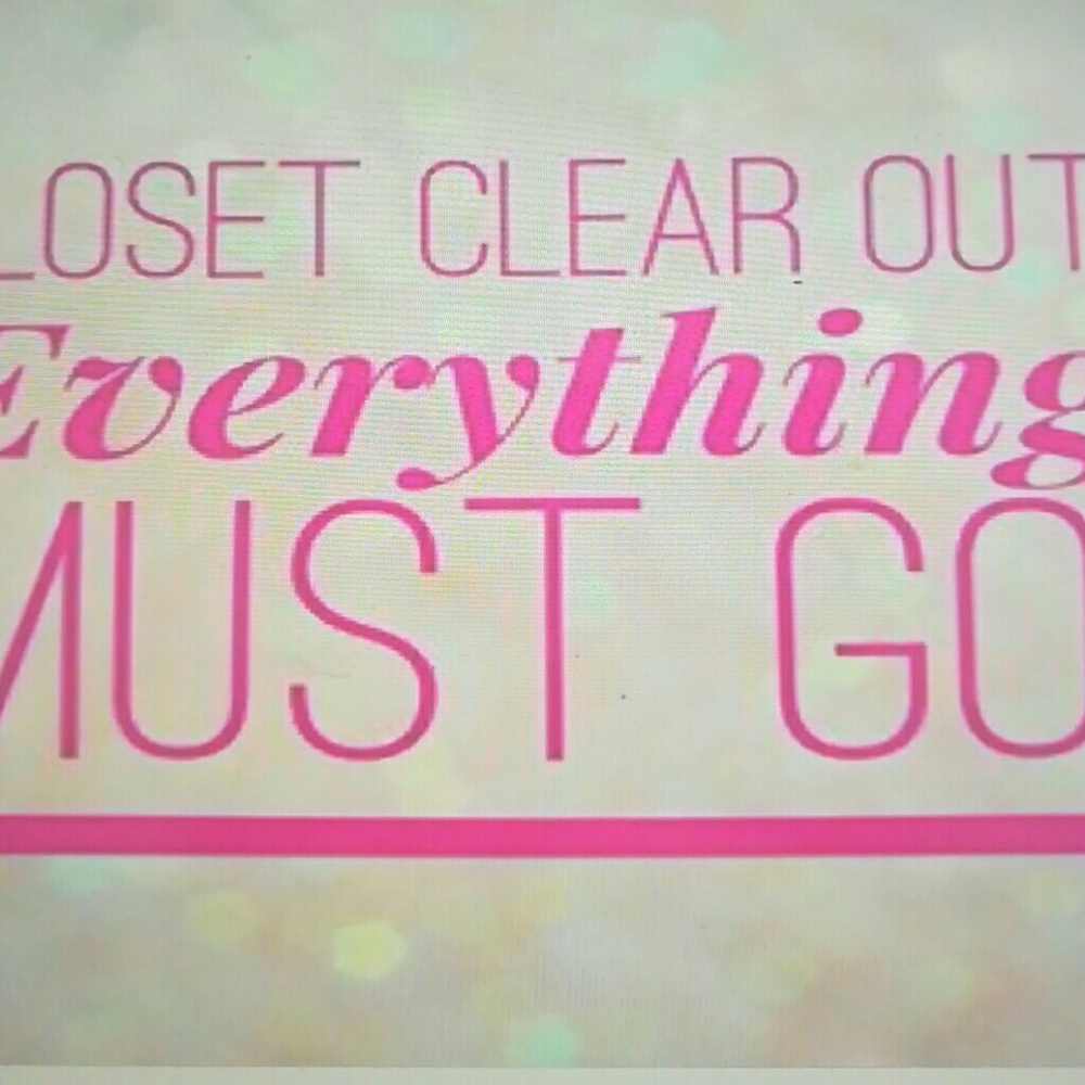 CLEANING OUT CLOSET